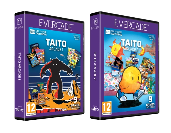 Evercade Taito Arcade 1 y Taito Arcade 2
